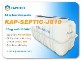 Bể Tự Hoại Composite (SEPTIC) Công suất 10000 Lít