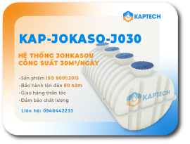 Hệ thống xử lý nước thải JOKASO công suất 30m3/ngày  
