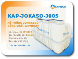 Hệ thống xử lý nước thải JOKASO công suất 5m3/ngày  