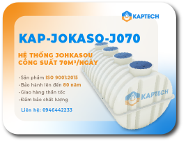 Hệ thống xử lý nước thải JOKASO công suất 70m3/ngày 